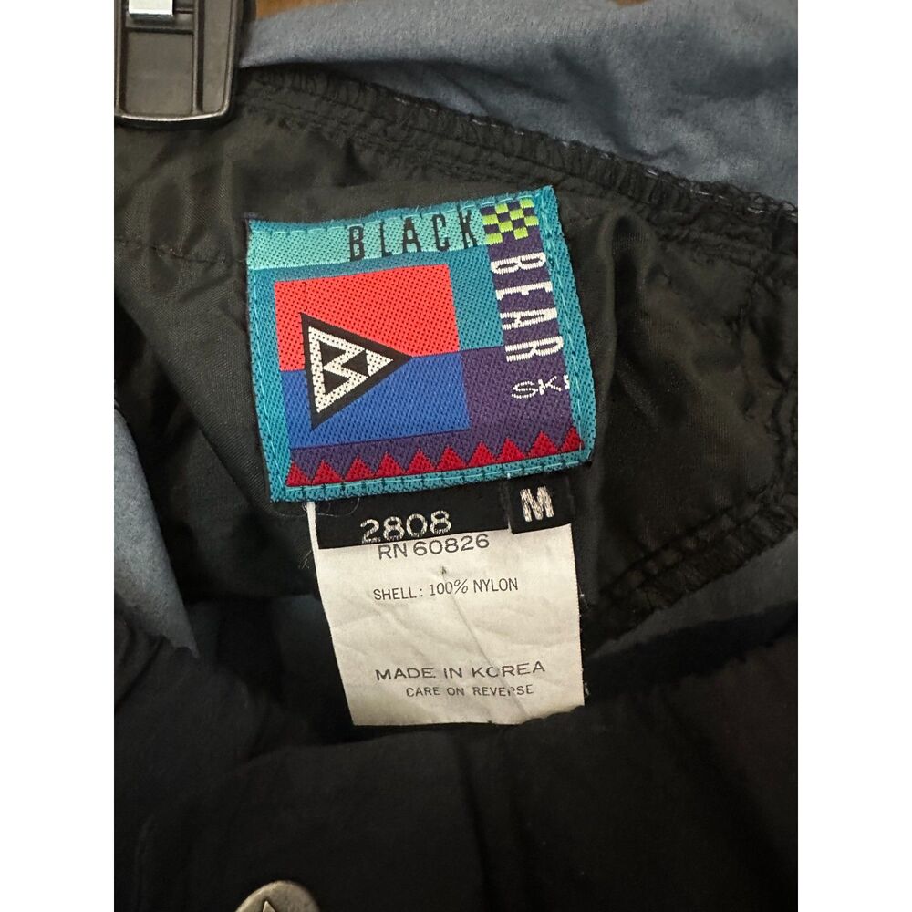 Black Bear Mens Black Snow Pants - Medium EUC - Picture 5 of 6